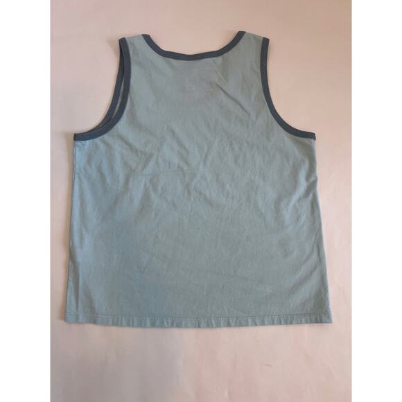 PATAGONIA WOMENS P-6 ORGANIC COTTON TANK FIN BLUE STY37578 SIZE MEDIUM - Picture 2 of 8